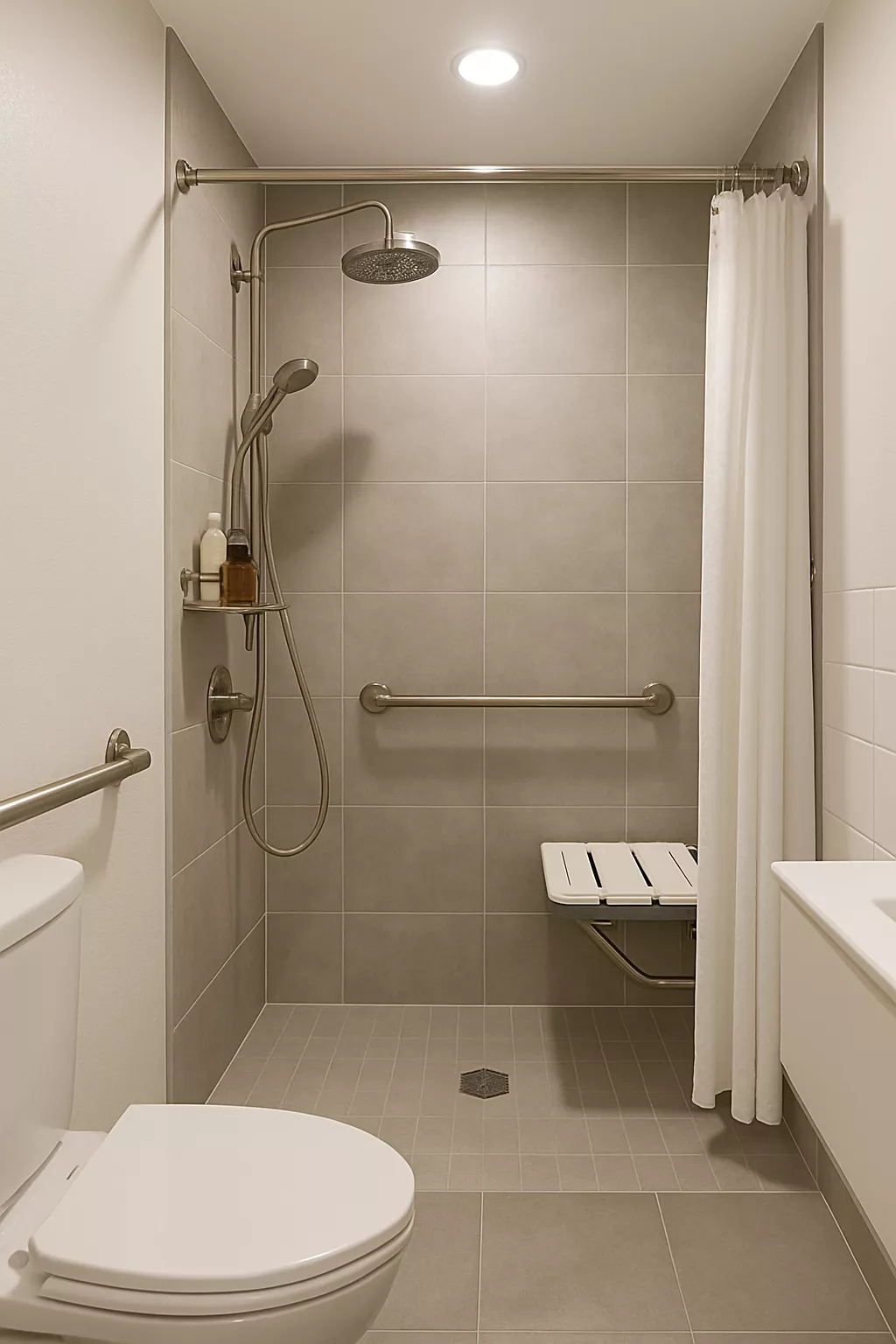 Modern bathroom remodel